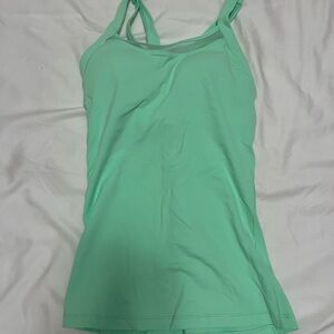 Green Lululumon Tank